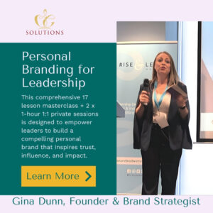 Personal branding for leadership